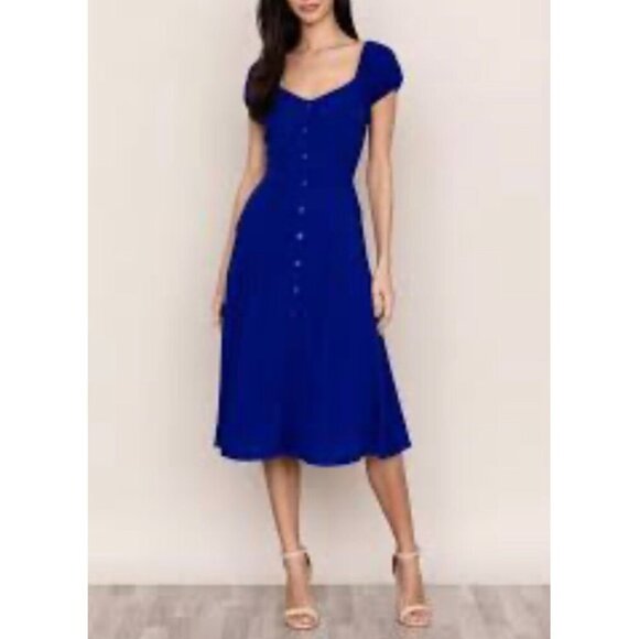 NEW Yumi Kim ROYAL BLUE MERCER STREET Dress Size XXS - Picture 1 of 9